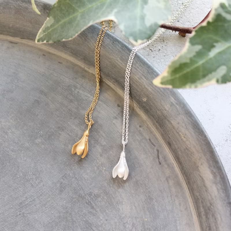 Snowdrop necklace