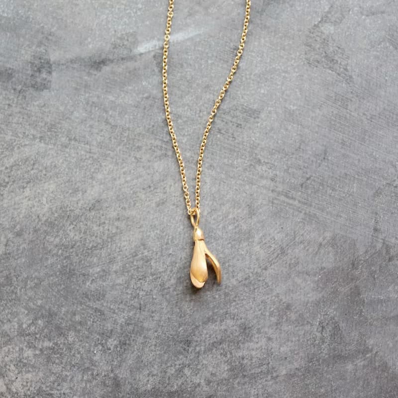 Snowdrop necklace