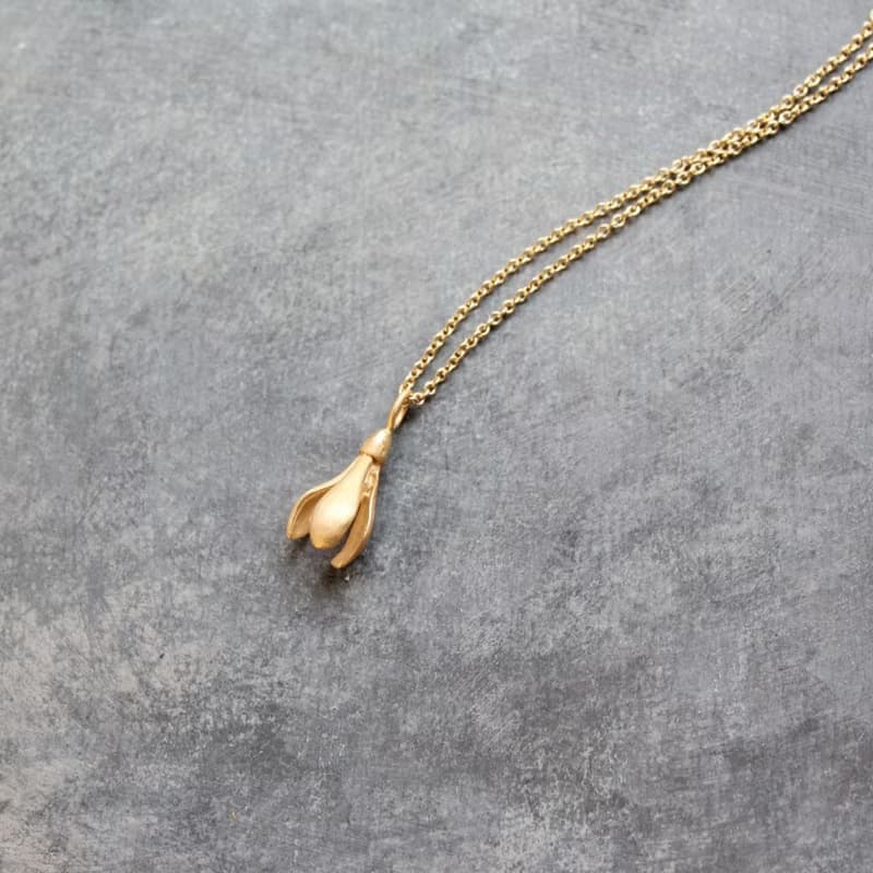 Snowdrop necklace