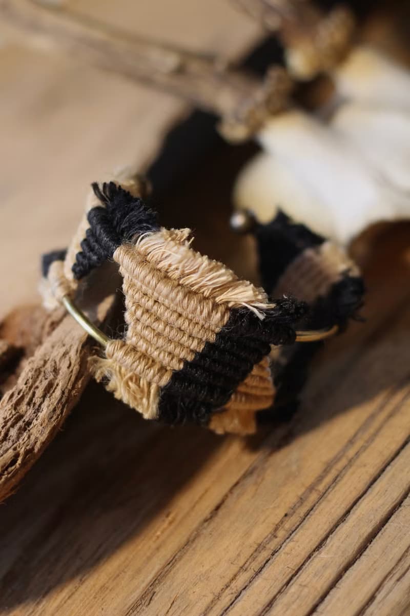 破土而生 Macrame 簡約幾何鏤空款流蘇手環 新版