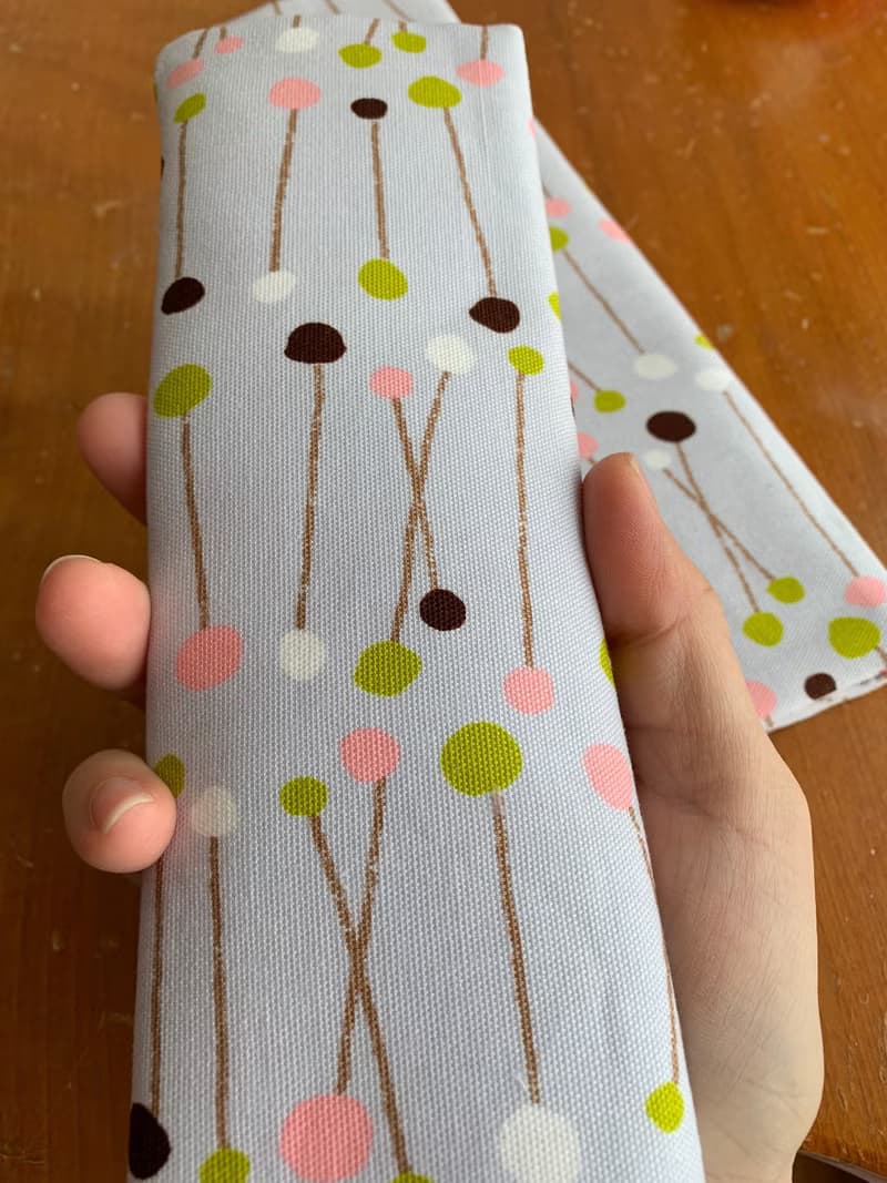 文青風環保筷袋  彩色點點 灰 手作餐具袋.交換禮物.嚴選最