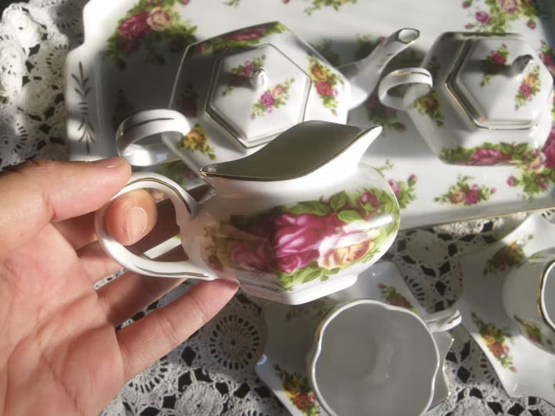 【老時光 OLD-TIME】早期 2000 ANGELIA FRAGRANCE茶具組