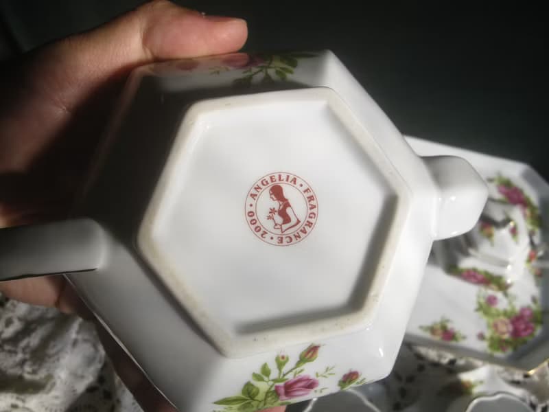 【老時光 OLD-TIME】早期 2000 ANGELIA FRAGRANCE茶具組