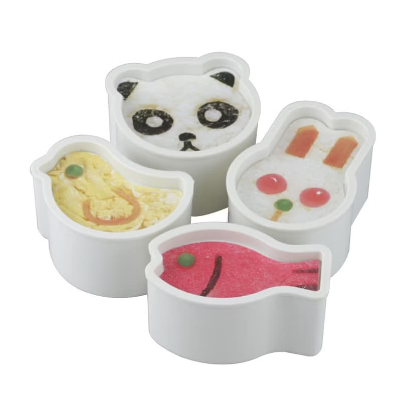 日本【AKEBONO 曙產業】飯糰定型器-動物造型4入