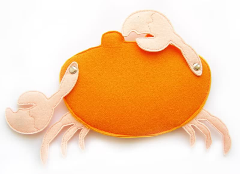 Fishing set from felt, gift for toddler
