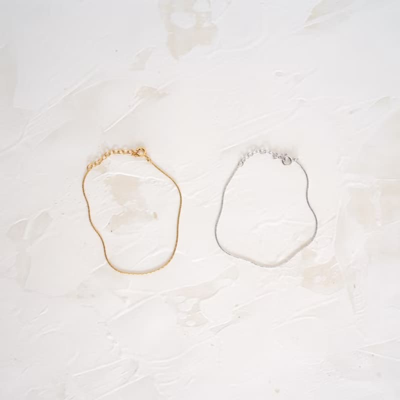 SV925  Mビーディングチェーンブレスレット