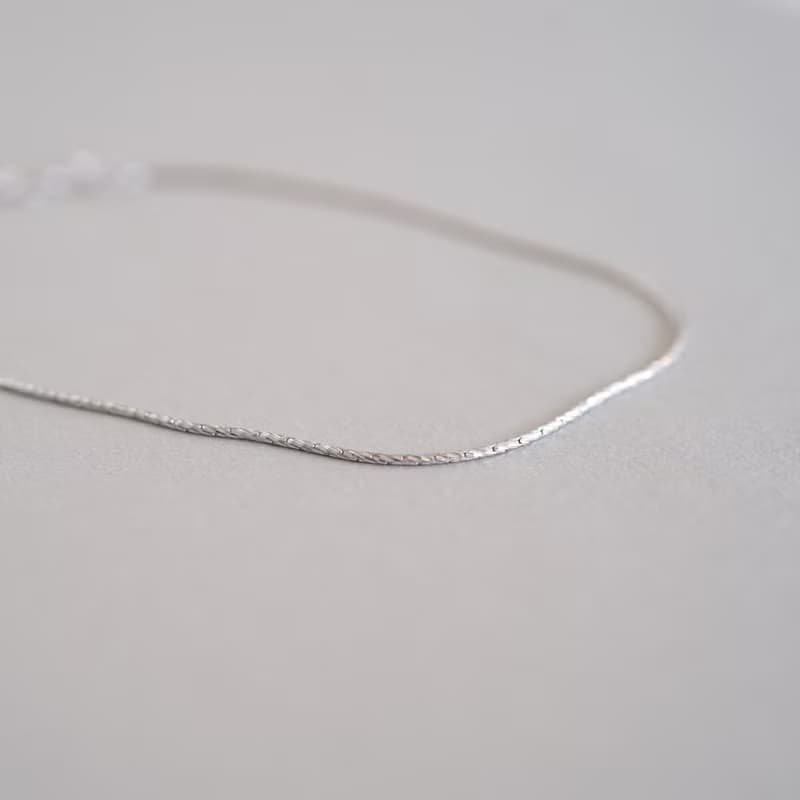 SV925  Mビーディングチェーンブレスレット