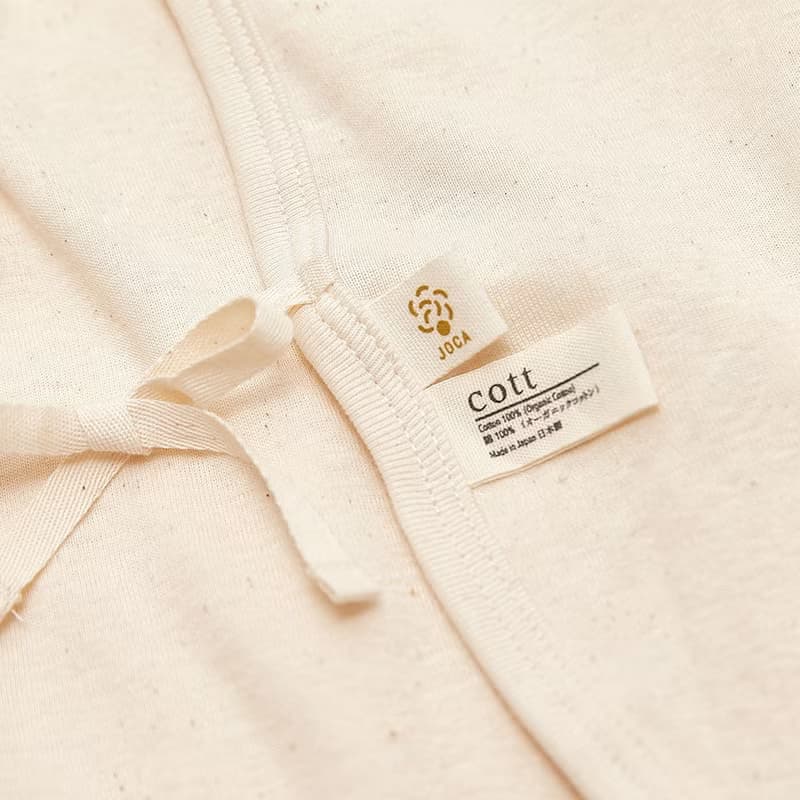 【cott organics】日本有機棉新生兒蝴蝶衣