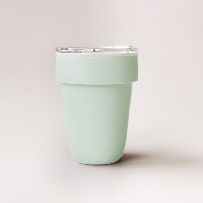 【送禮首選】贈杯帶 | Swanz天鵝瓷 Mizu陶瓷杯-450ml (薄荷綠)