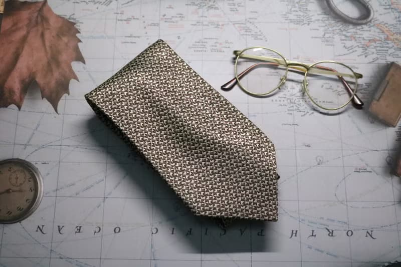 卡其色色織面料高檔領帶/原創商務necktie