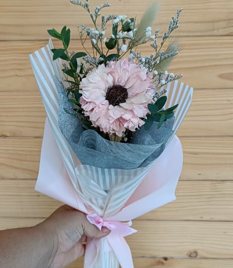 守護妳玫瑰永生乾燥花束 情人節結婚求婚告白捧花生日畢業禮物