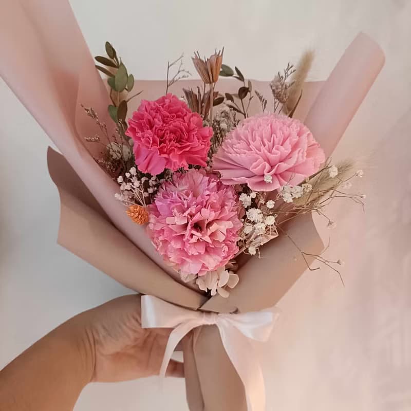 守護妳玫瑰永生乾燥花束 情人節結婚求婚告白捧花生日畢業禮物