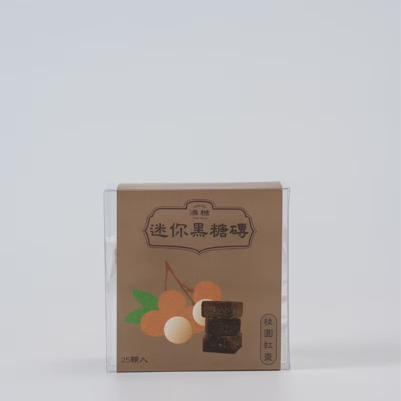 添糖 - 迷你茶磚 桂圓紅棗 Mini Jujube Longan brown sugar cube