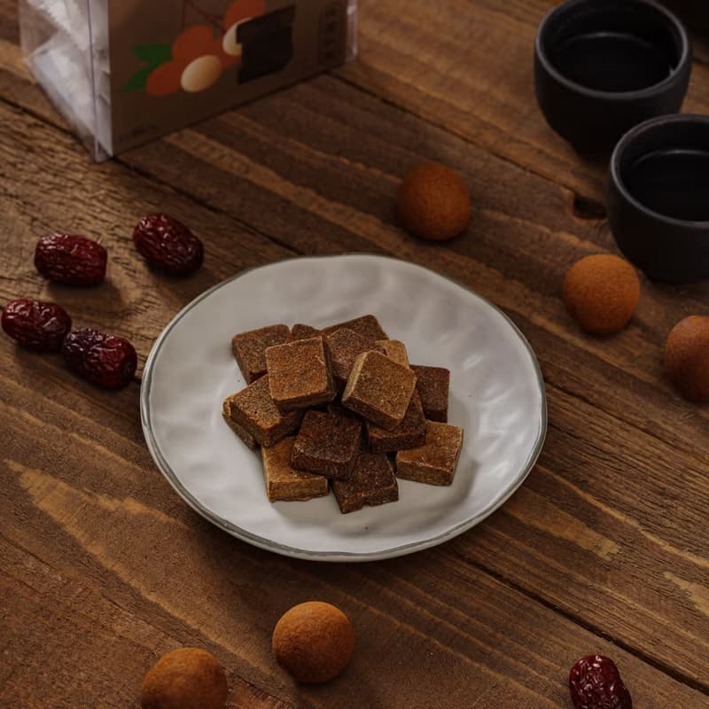添糖 - 迷你茶磚 桂圓紅棗 Mini Jujube Longan brown sugar cube