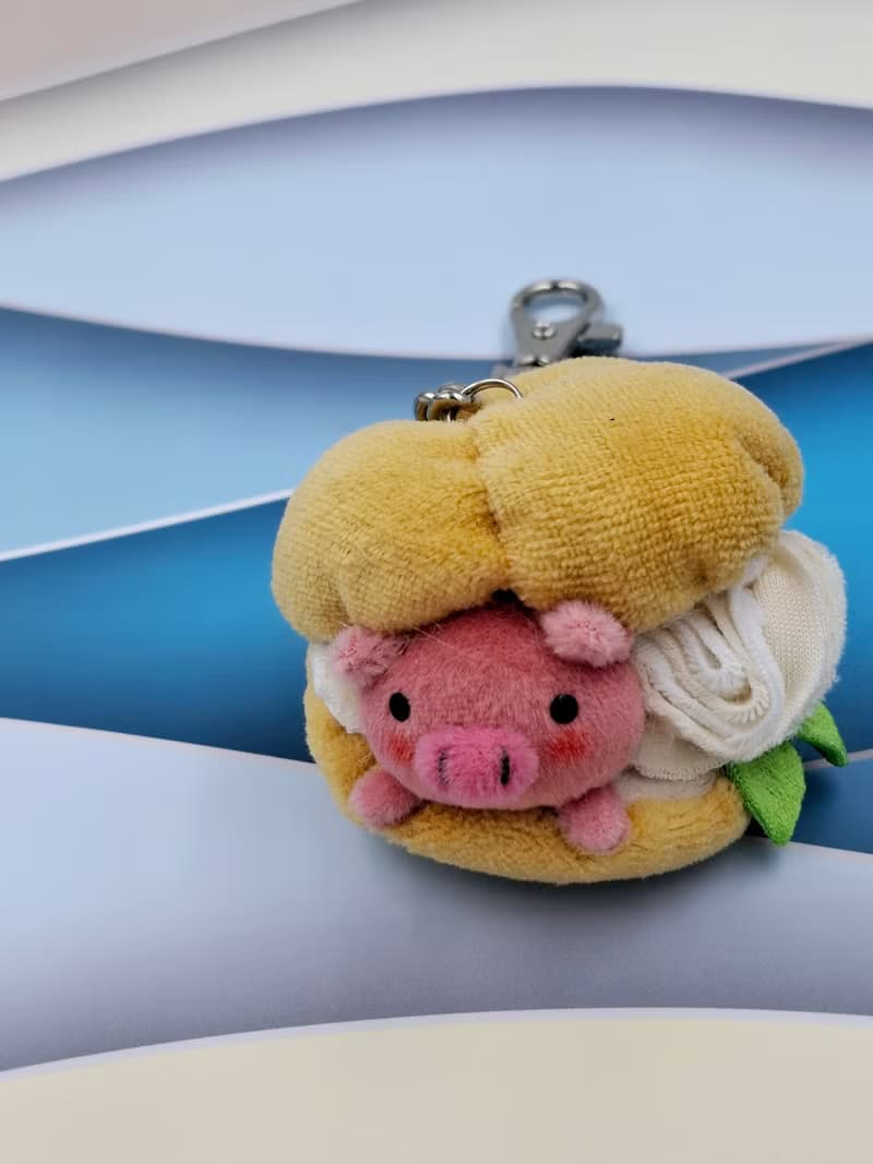 Bucute  小點心泡芙/ 迪亞豬鑰匙圈/慢一點走陪妳的鑰匙圈
