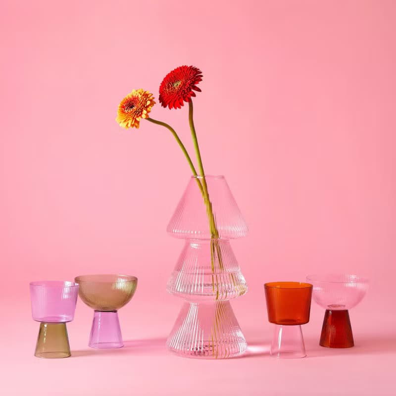 美國 MoMA  Oorun Didun 玻璃花瓶 北歐簡約花瓶擺件插花客廳擺件