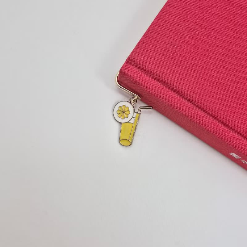 Orange Juice Bookmark, Orange Juice,