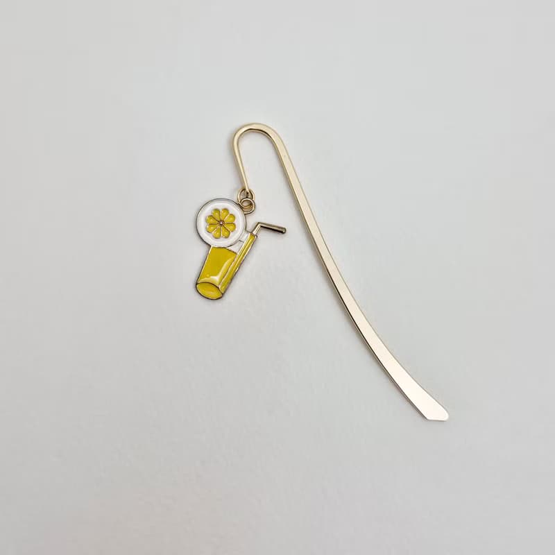 Orange Juice Bookmark, Orange Juice,