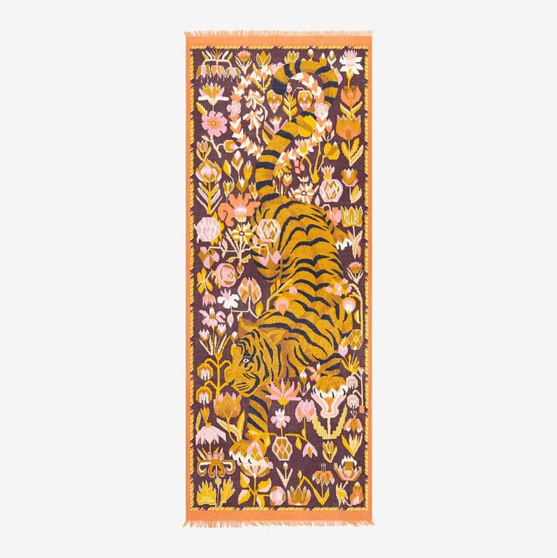 【INOUI EDITIONS】JORGEN 羊毛圍巾70 - 焦糖