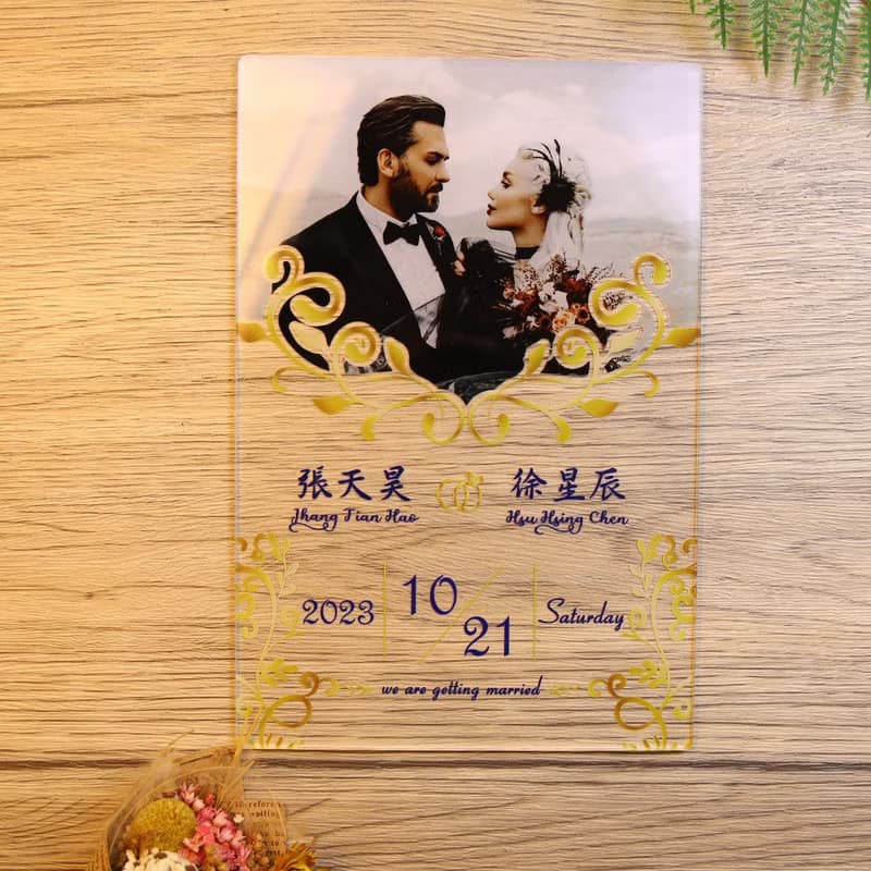 【M.U工坊】婚禮禮物/訂製夜燈/照片夜燈/壓克力夜燈/閨蜜禮物