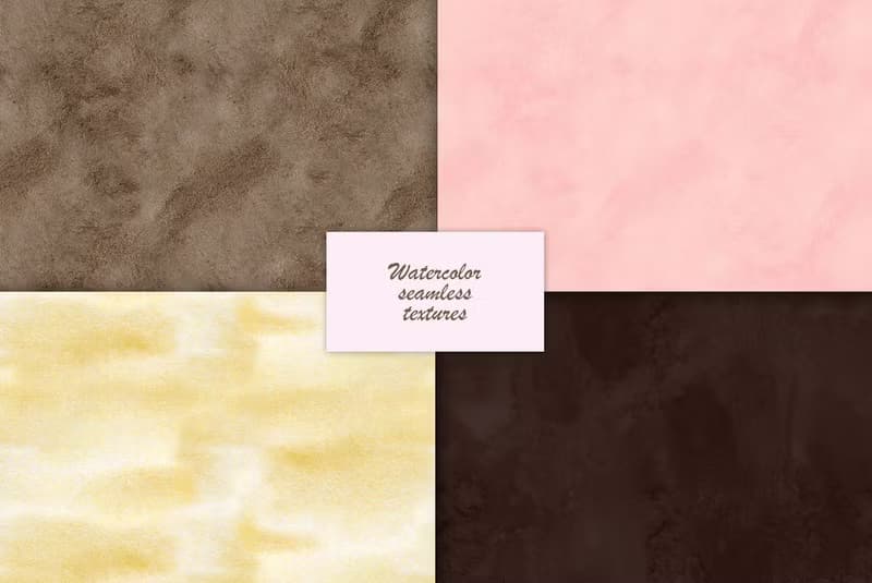 【數位】Watercolor Chocolate digital paper, tasty seamless pattern set, Watercolor Candy