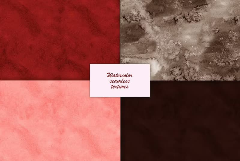 【數位】Watercolor Chocolate digital paper, tasty seamless pattern set, Watercolor Candy