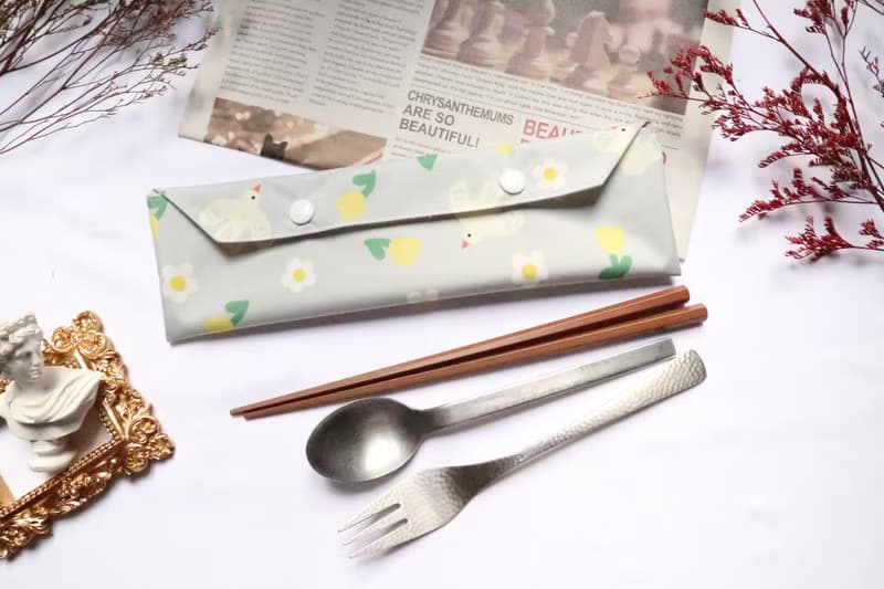 環保餐具袋│防水收納袋:::小橘子 / 夢想白鴿