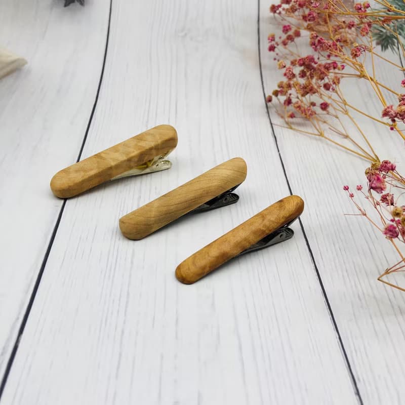 聖誕禮物 台灣檜木樹瘤 領帶夾  tie夾 父親節禮物 情人節禮物