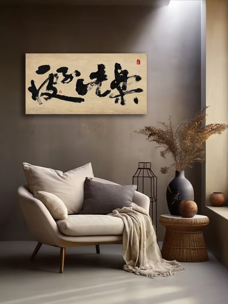 書法-無框畫 | 喬遷禮物 | 開店 | 民宿佈置 | 搬新家 | 裝飾畫