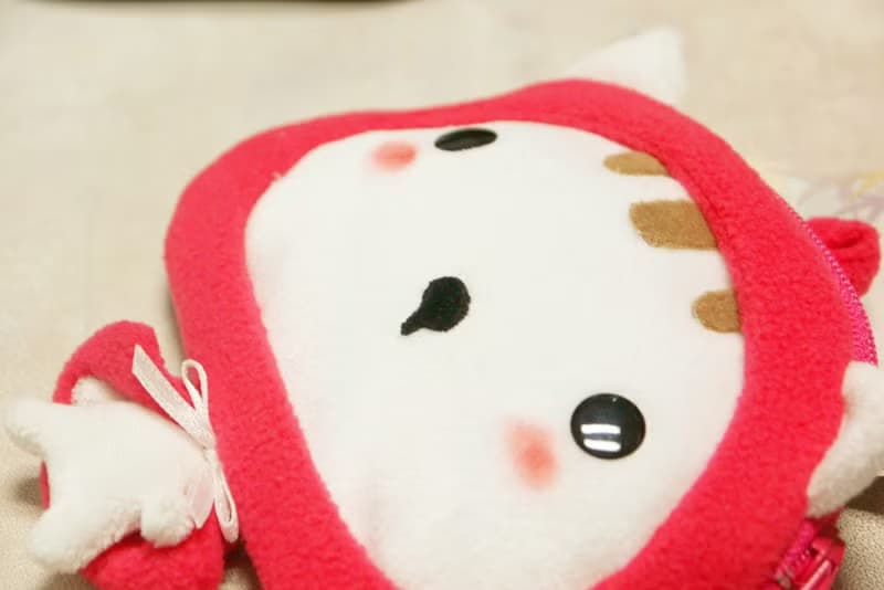 Bucute小紅貓證件套錢包/悠遊卡套/證件夾/獨家發售/手工製作/交換禮物/零錢包