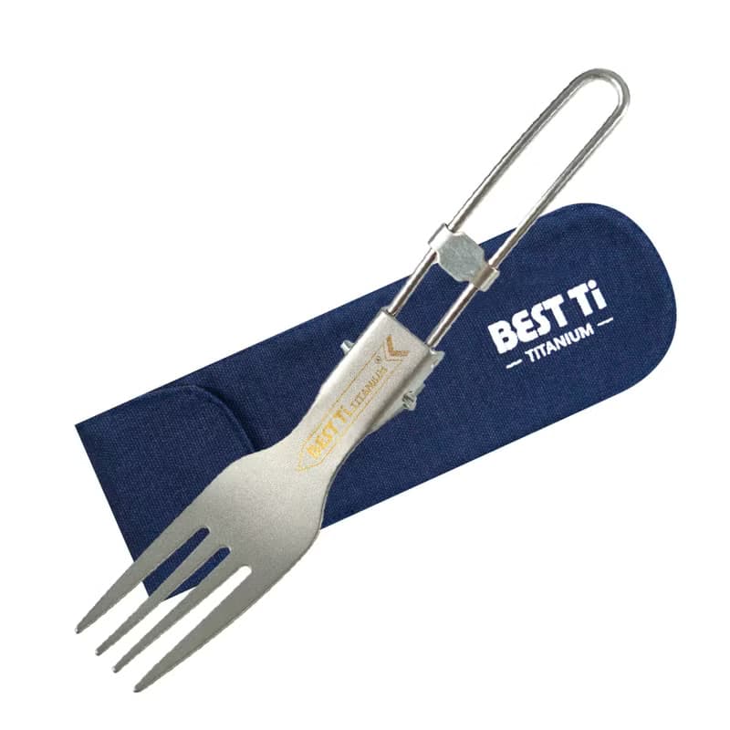 純鈦摺疊餐具 湯匙 叉子 叉匙 雪拉碗