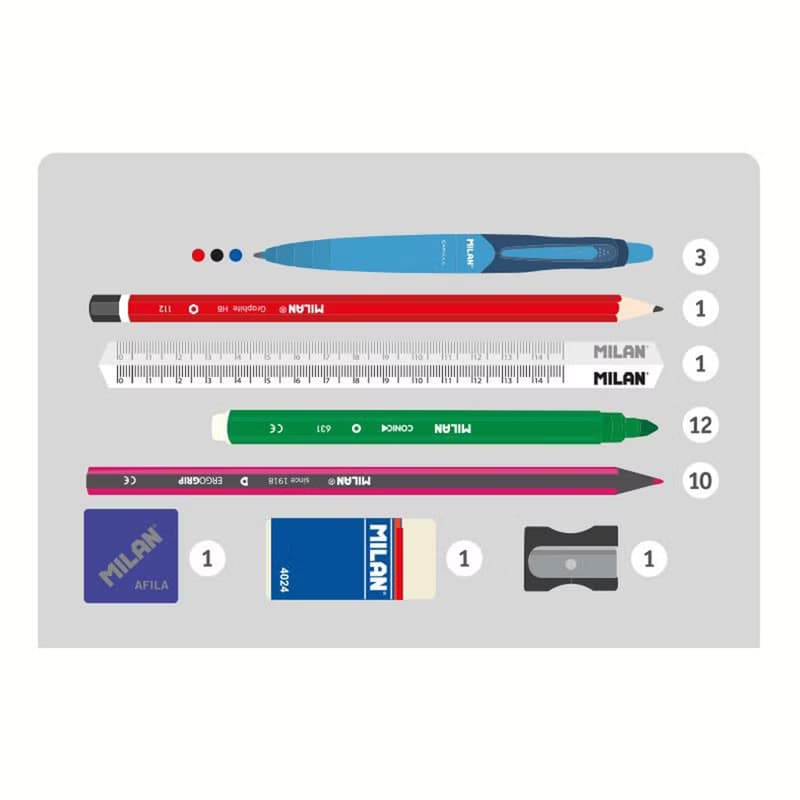 【MILAN】隨行畫筆袋著走 故事森林 4口 生日 畢業 聖誕 禮物