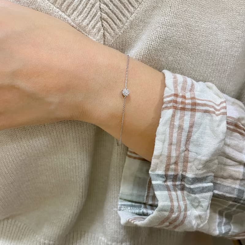 14K | 冬至的光_手鍊
