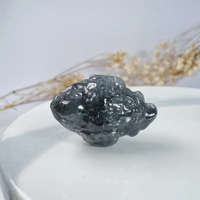 【招財神獸】烏雞翡翠三腳蟾蜍 | 天然緬甸玉A貨翡翠 | 送禮