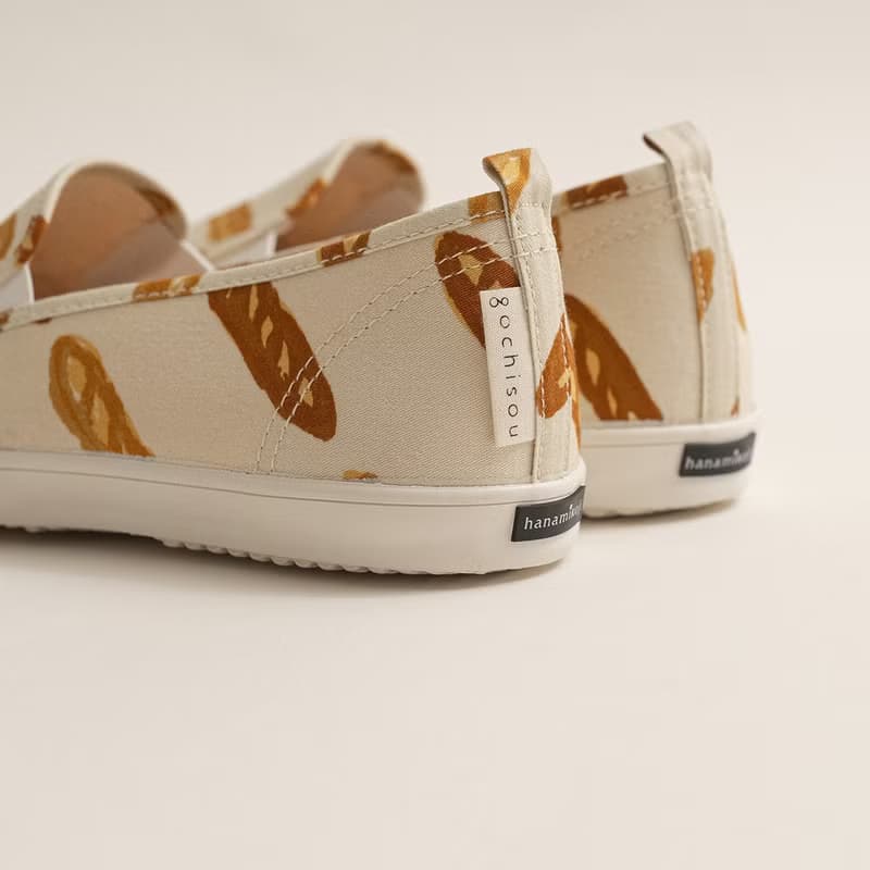 台日聯名企劃 【 gochisou X hanamikoji 】法棍樂福鞋 麵包 日系