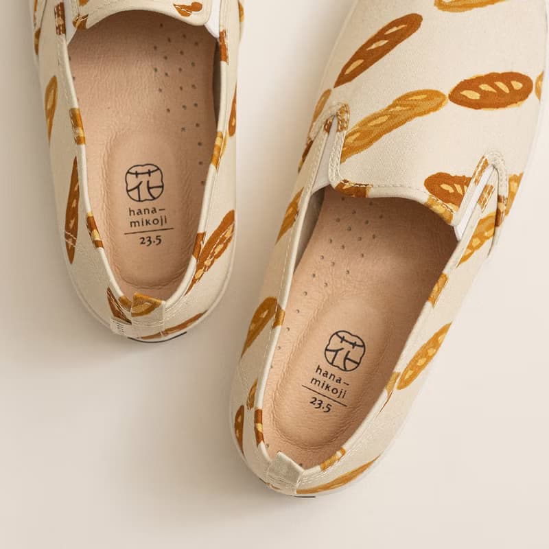 台日聯名企劃 【 gochisou X hanamikoji 】法棍樂福鞋 麵包 日系