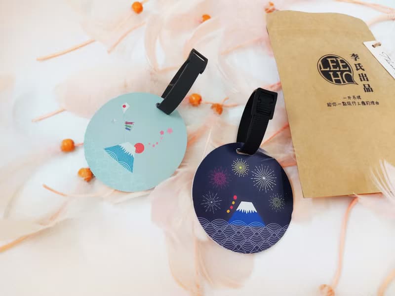【名勝系列】_富士山_行李吊牌 / 生日禮物 / 旅行 / 背包 / 出國