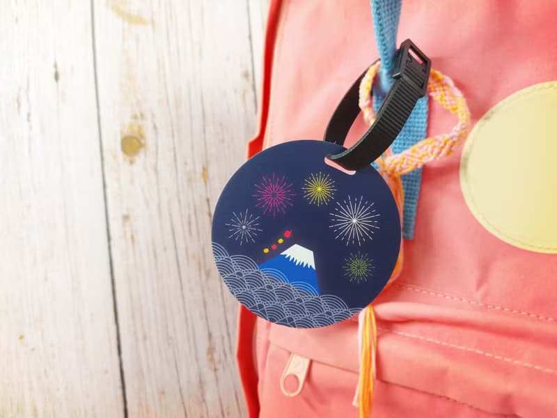 【名勝系列】_富士山_行李吊牌 / 生日禮物 / 旅行 / 背包 / 出國