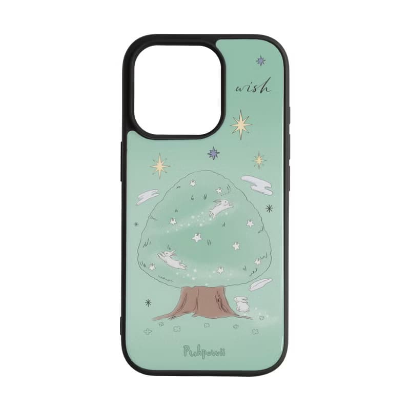 Moon Tree (mint) Phone Case