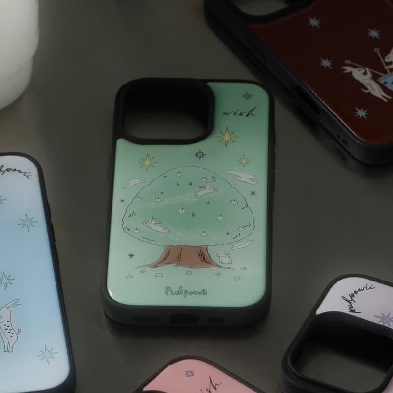 Moon Tree (mint) Phone Case