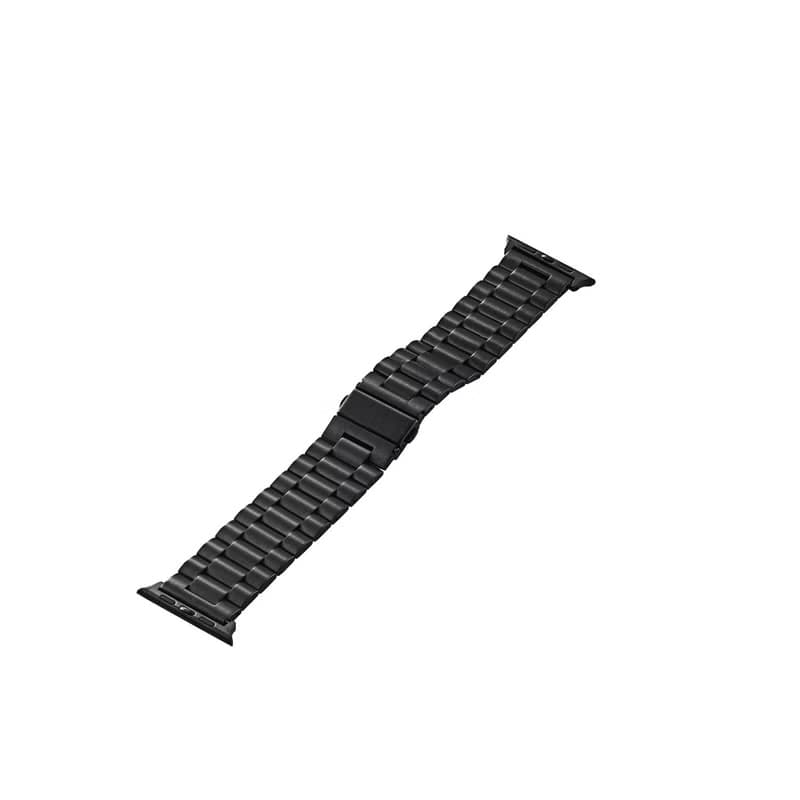 ELECOM Apple Watch 42mm 不銹鋼錶帶 黑色