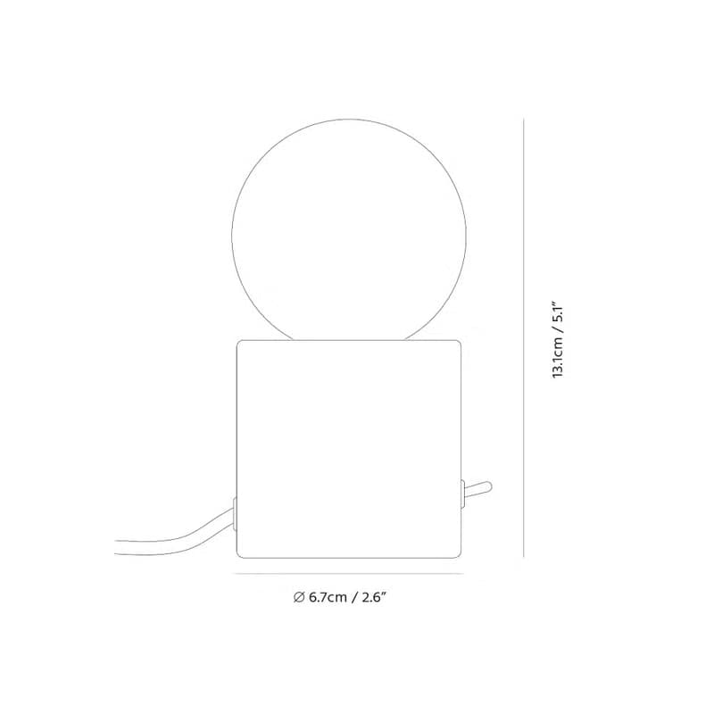 Muse 繆思 水泥造型桌燈 夜燈 床頭燈 交換禮物