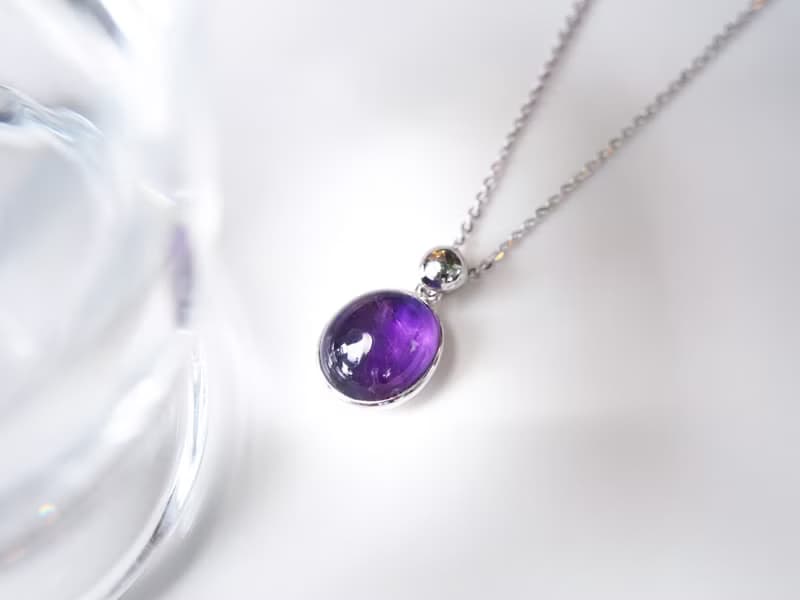 紫色恒星 | 紫水晶 / 圓形 / 圓滿系列 | 天然水晶項鍊