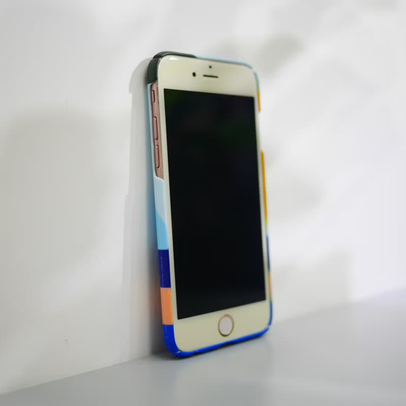 原創Graphic Print 撞色拼接GOLDFISH BOWL Phone case刻字手機殼