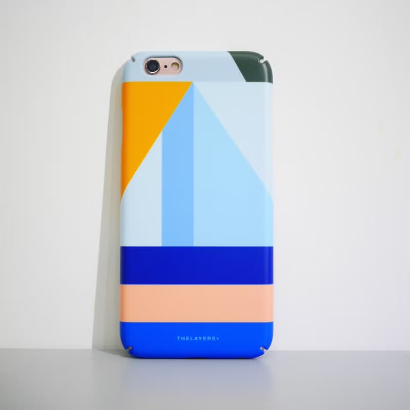原創Graphic Print 撞色拼接GOLDFISH BOWL Phone case刻字手機殼