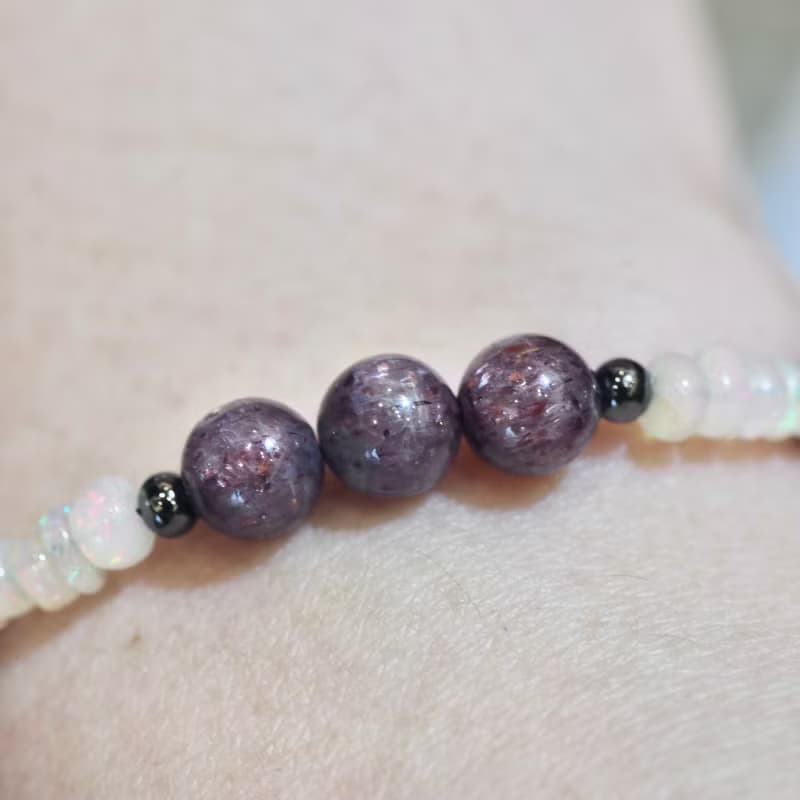 理性沉著  堇青蛋白 能量手鍊