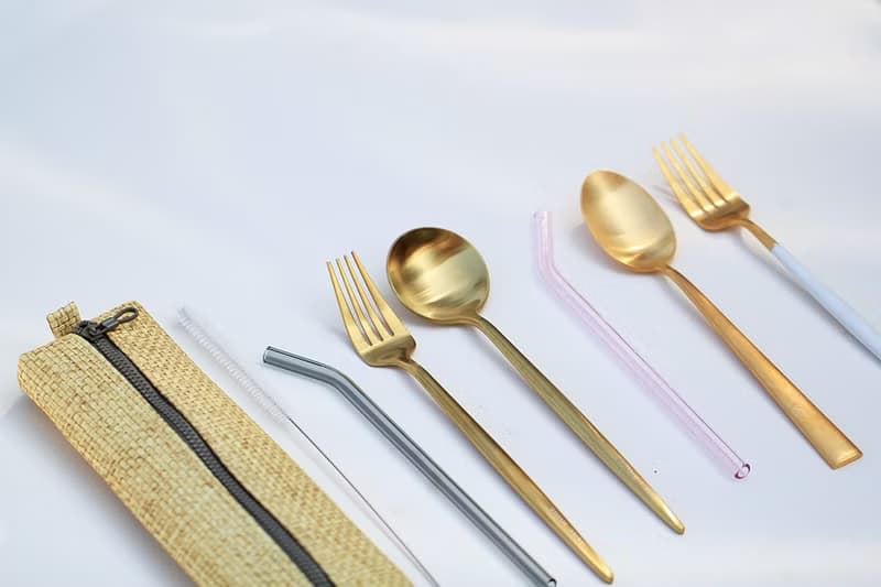 可水洗-紙做的餐具袋/大