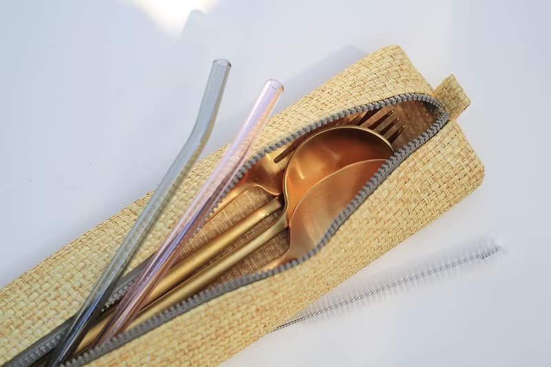 可水洗-紙做的餐具袋/大