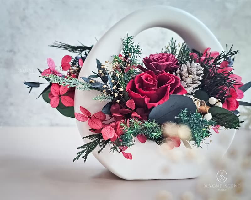 新年耶誕永生擴香桌花