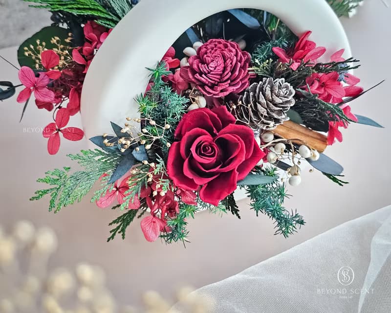 新年耶誕永生擴香桌花